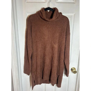 Thread & Supply That Cozy Life Oversized Fuzzy Cowl Neck Sweater Women’s Size L